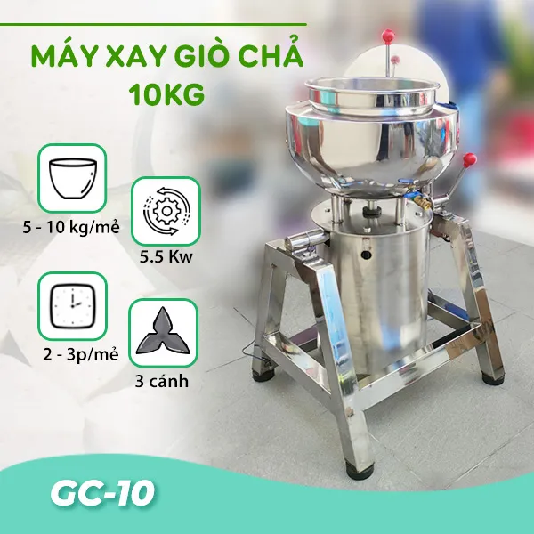 Máy xay giò chả 10kg 