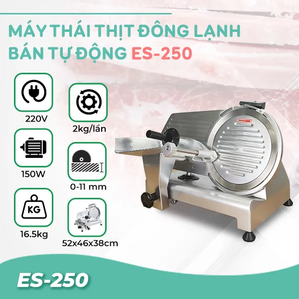 Máy thái thịt đông lạnh bán tự động ES-250