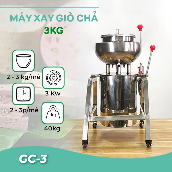 Máy xay giò chả 3kg