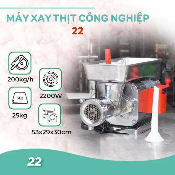 Máy xay thịt công nghiệp 22