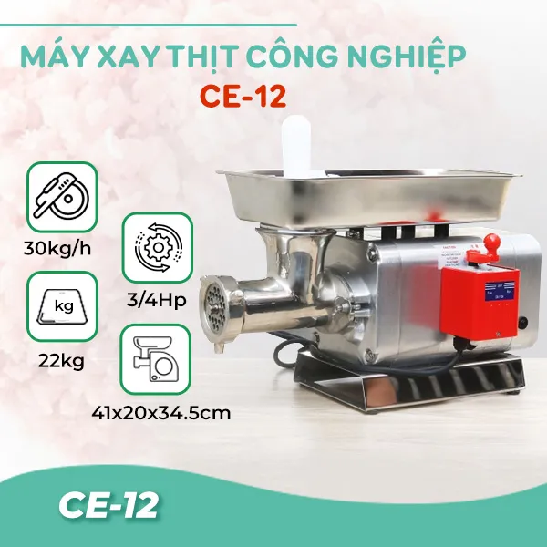 Máy xay thịt cá công nghiệp ChefEx CE-12