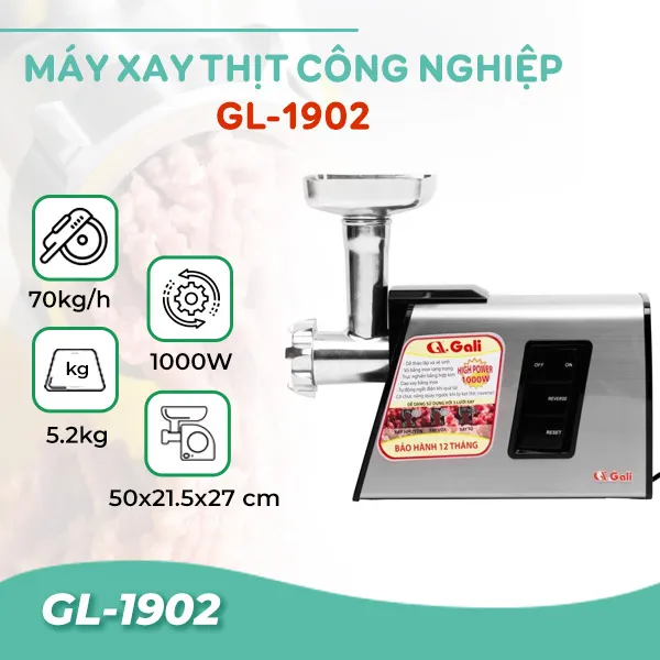 Máy xay thịt công nghiệp gali GL-1902