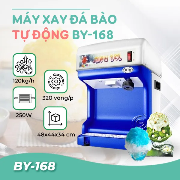 Máy làm đá bào tự động BY-168