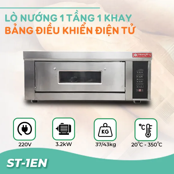 Lò nướng công nghiệp 1 tầng 1 khay ST-1EN