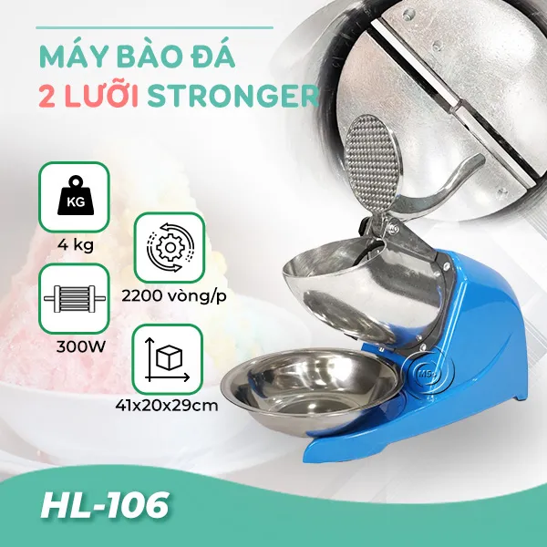 Máy bào đá 2 lưỡi Stronger HL106