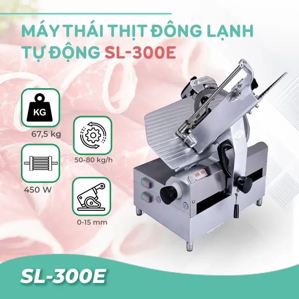 Máy thái thịt đông lạnh tự động SL-300E