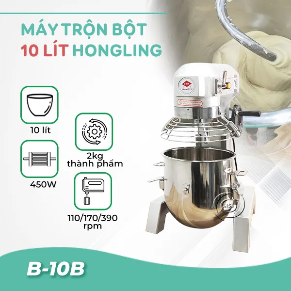 Máy trộn bột 10 lít Hongling B-10B