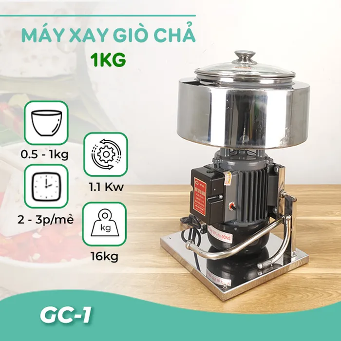 Máy xay giò chả 1kg