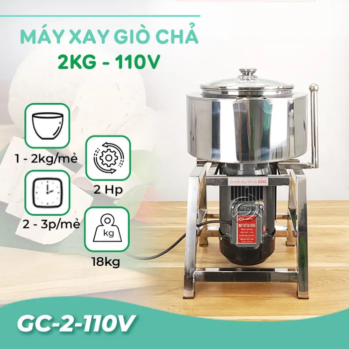 Máy xay giò chả 2kg 110V