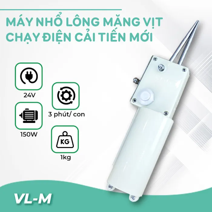 Máy nhổ lông măng vịt cầm tay cải tiến mới