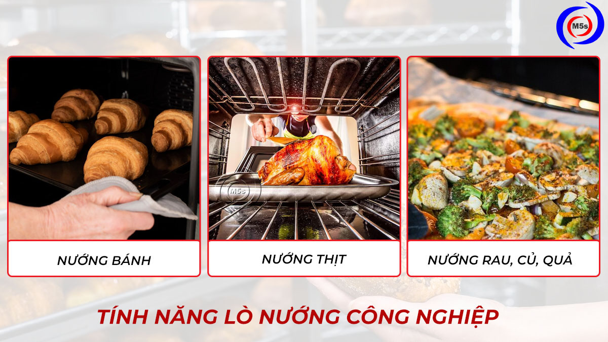 Tính năng của lò nướng bánh công nghiệp Tính năng của lò nướng bánh công nghiệp