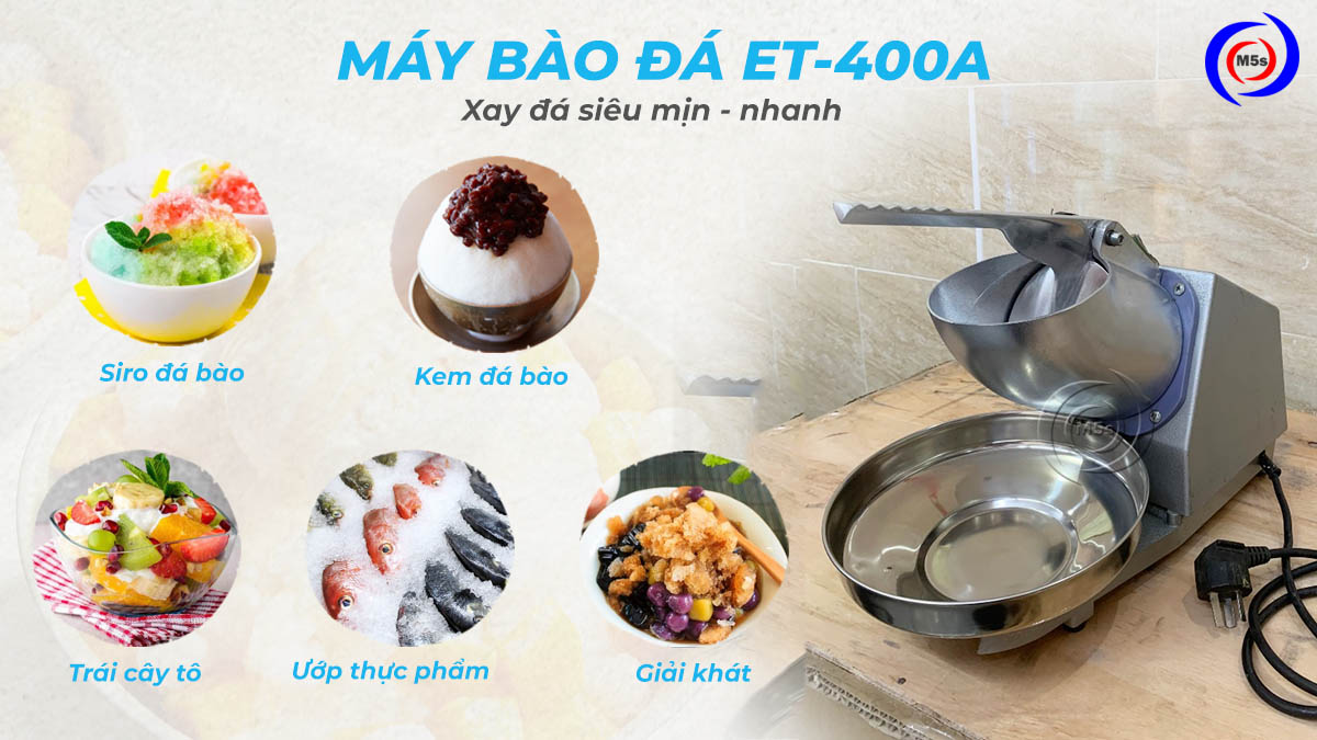 Máy bào đá ET-400A Máy bào đá ET-400A