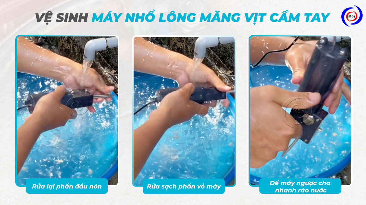 Vệ sinh máy nhổ lông măng cầm tay Vệ sinh máy nhổ lông măng cầm tay