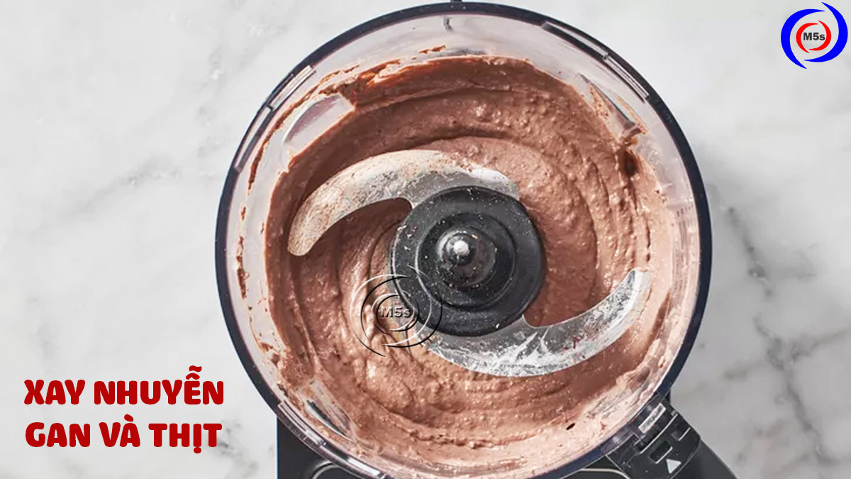 Xay gàn làm pate Xay gàn làm pate