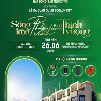 Lễ ra quân (kick- off) dự án Ecolux City Thành phố mới Bình Dương