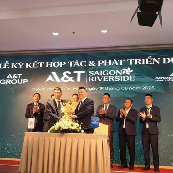 Lễ ký kết hợp tác và phát triển dự án A&T Sài Gòn Riverside