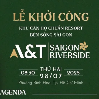 Lễ khởi công dự án căn hộ resort A&T Sài Gòn Riverside