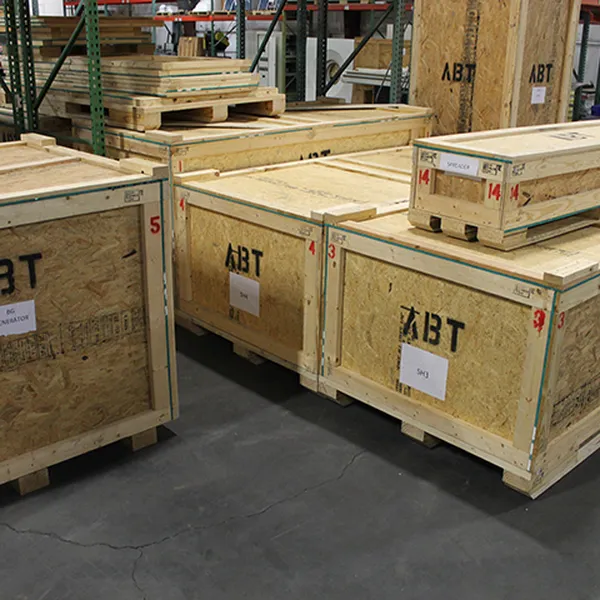 Wooden packing box (high value)