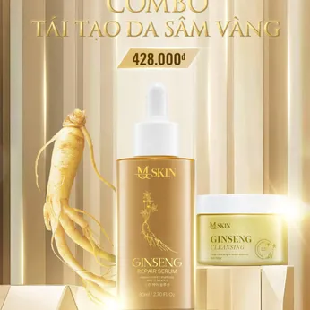 Combo Tái Tạo Da Sâm Vàng Mq skin