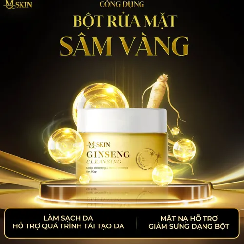Combo Tái Tạo Da Sâm Vàng Mq skin