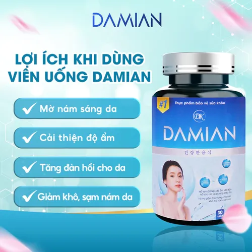 Viên Uống Trắng Da Damian Chính Hãng