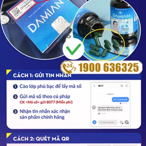 Viên Uống Trắng Da Damian Chính Hãng