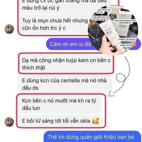 Kem Chống Nắng Meea