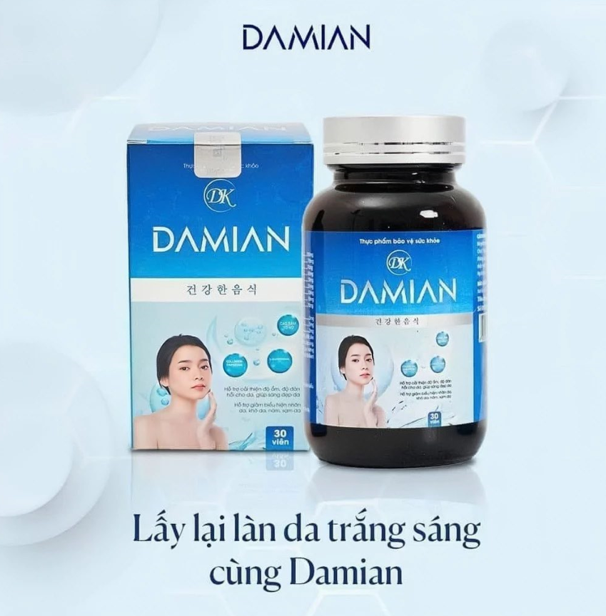 Viên uống trắng da damian chính hãng Viên uống trắng da damian chính hãng