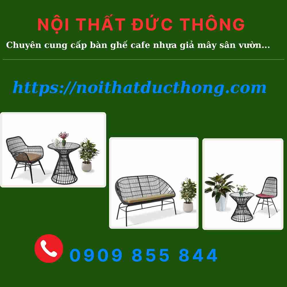 Nội Thất Đức Thông chuyên cung cấp bàn ghế cafe giá rẻ Bàn Ghế Cafe Giá Rẻ