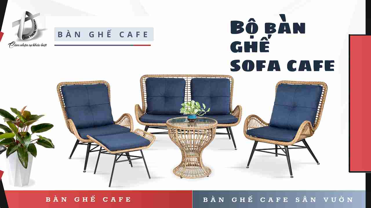 Bàn ghế cafe tại Nội Thất Đức Thông