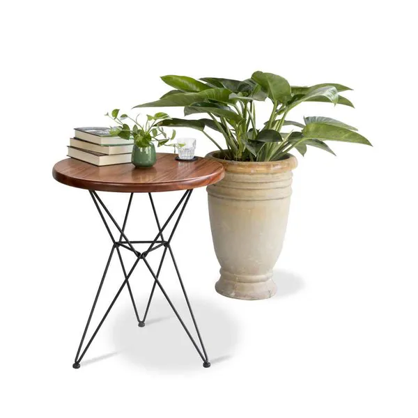 Bàn Cafe Chân Sắt BCFDT40