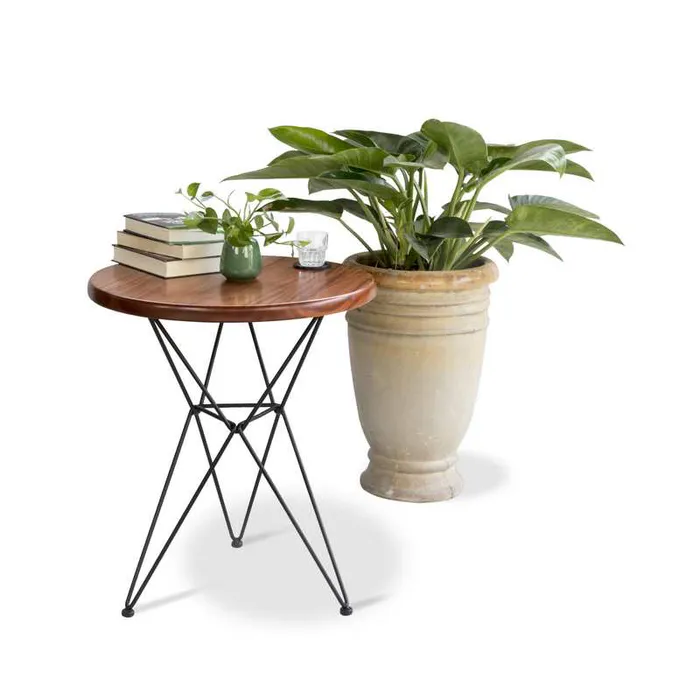 Bàn Cafe Chân Sắt BCFDT40