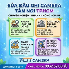 Dịch Vụ Sửa Đầu Ghi Camera Tận Nhà Giá Rẻ Tại TPHCM - 30P Có Mặt