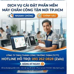 Dịch Vụ Cài Đặt Phần Mềm Máy Chấm Công Tận Nơi TP.HCM – Nhanh Chóng