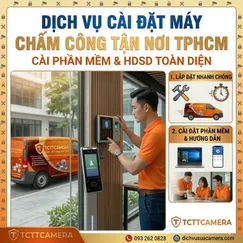 Dịch Vụ Cài Đặt Máy Chấm Công Tận Nơi TPHCM - Cài Phần Mềm & HDSD
