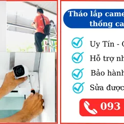 Tháo lắp camera - Di dời hệ thống camera cũ