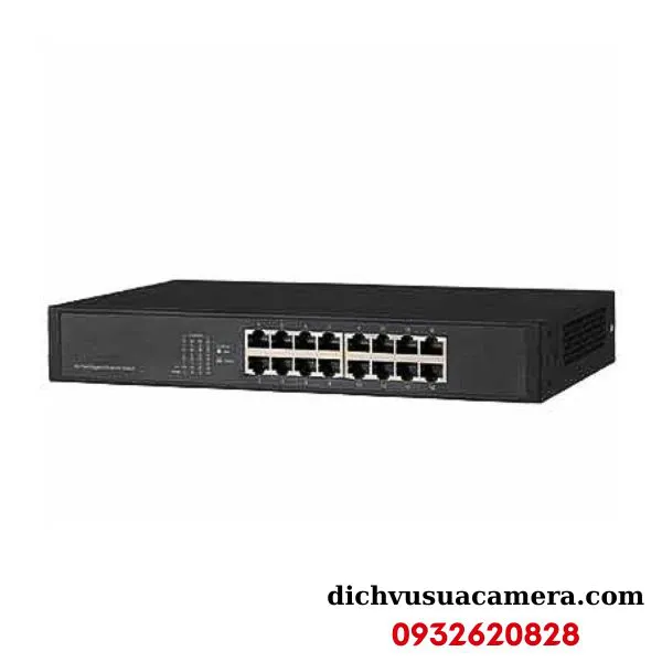 Switch Layer 2 unmanaged 16 cổng Gigabit Dahua DH-PFS3016-16GT