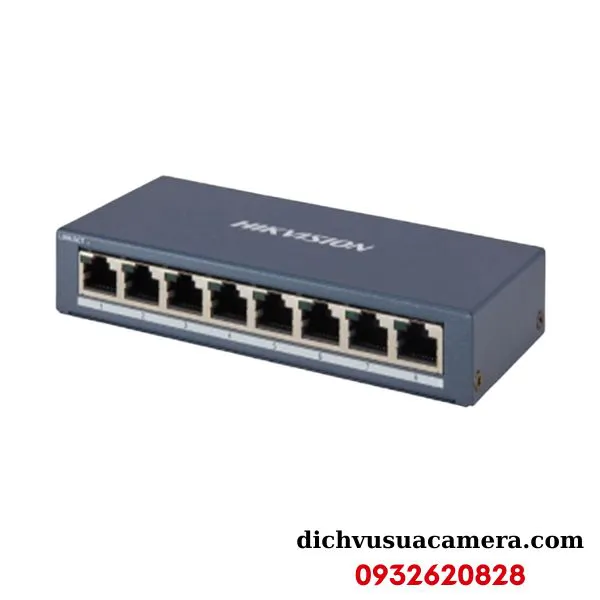 Switch mạng 8 cổng Gigabit 10/100/1000Mbps Hikvision DS-3E0508-E