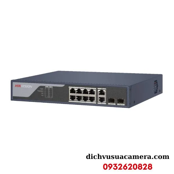 Switch mạng thông minh 8 cổng PoE Hikvision DS-3E1310P-SI