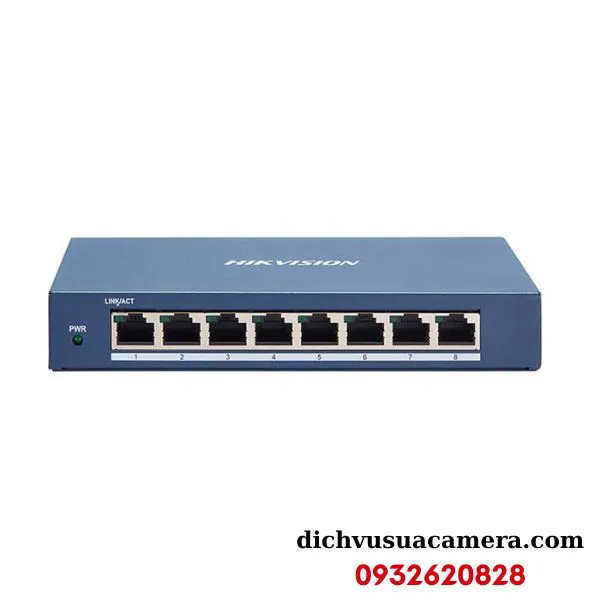 Switch mạng Gigabit thông minh 8 cổng Hikvision DS-3E1508-EI