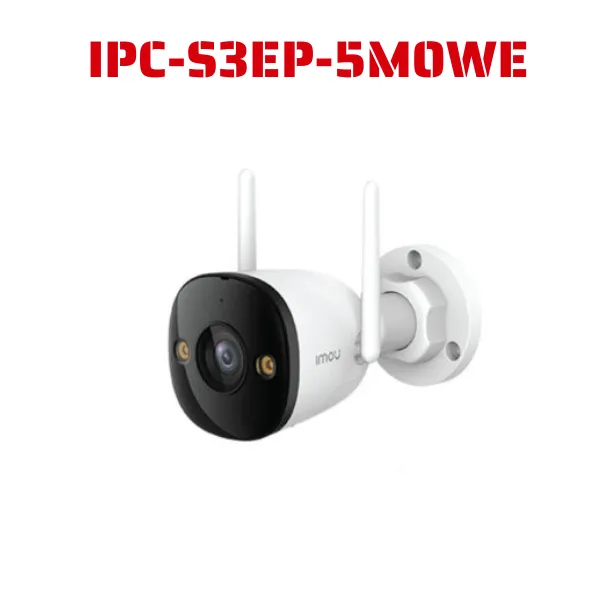 Camera Wifi thân cố định ngoài trời Full color 5.0MP IPC-S3EP-5M0WE