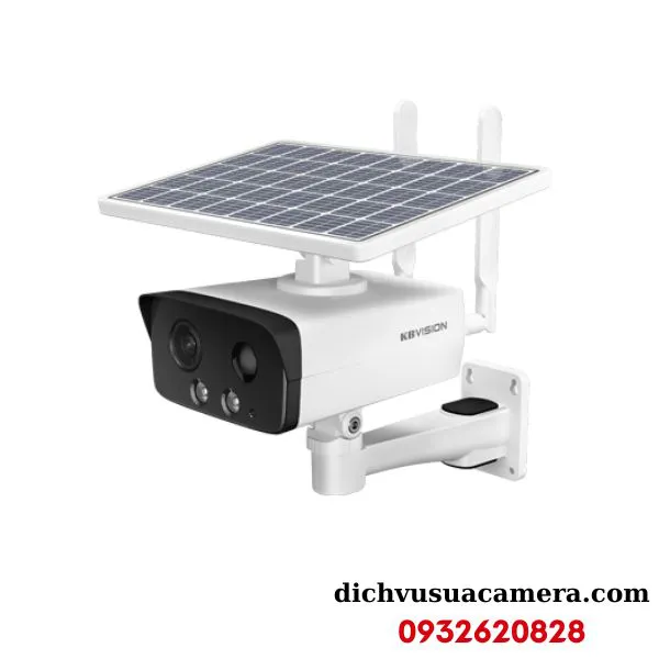 Camera 4G tích hợp pin năng lượng mặt trời 4MP Kbvision KX-CF4203GN-AL-SP