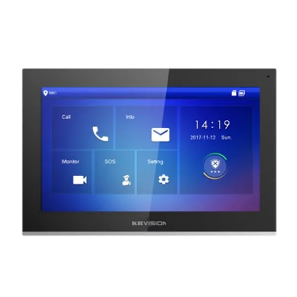 Màn hình IP PoE có dây 10 inch cho Villa / Nhà riêng / Căn hộ cá nhân Kbvision KX-VDP05HN