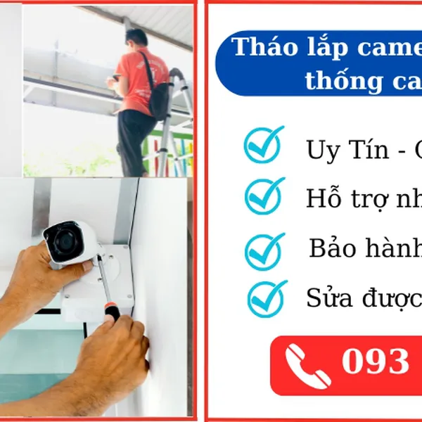 Tháo lắp camera - Di dời hệ thống camera cũ