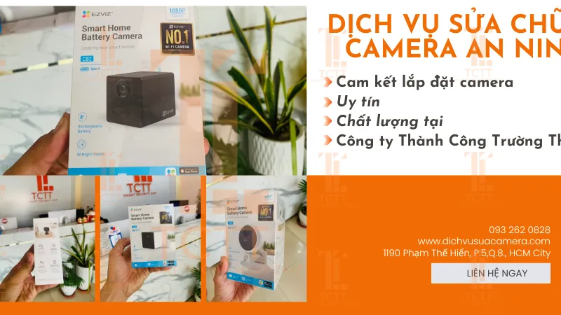 Dịch vụ sửa chữa camera quan sát tại đường Võ Thị Sáu Quận 3