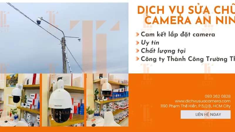 Dịch vụ sửa chữa camera quan sát tại đường Phan Văn Lâu quận Tân Bình