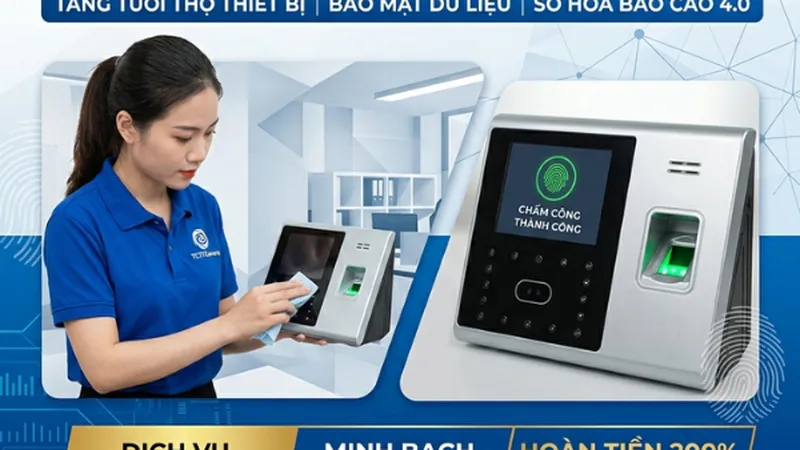 Dịch Vụ Bảo Trì & Nâng Cấp Hệ Thống Máy Chấm Công