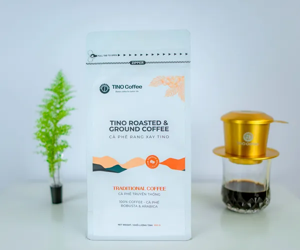 TINO Roasted and Ground Coffee (Blend) - Traditional coffee