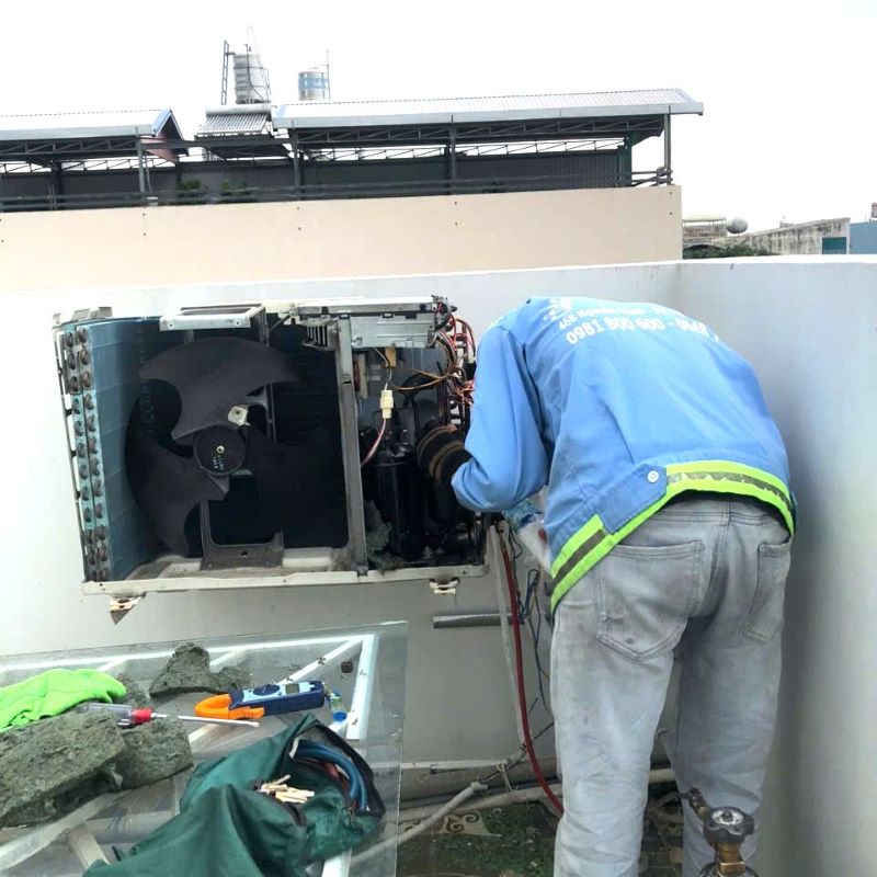 Cách khắc phục xì gas máy lạnh Cách khắc phục xì gas máy lạnh