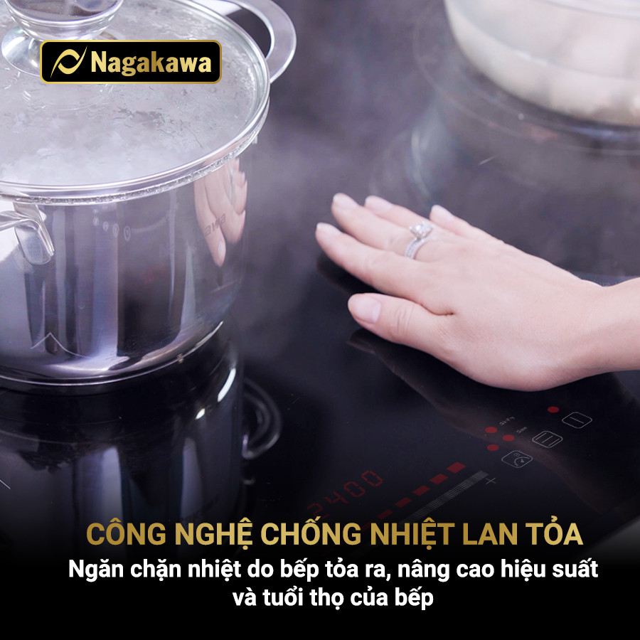 Bếp từ đôi Nagakawa Inverter NAG1214M Bếp từ đôi Nagakawa Inverter NAG1214M